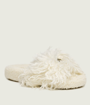 Kurt Geiger Ocieplane obuwie domowe Meena Eagle | shearling