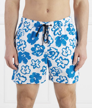 Tommy Hilfiger Szorty kąpielowe MEDIUM DRAWSTRING PRINT | Regular Fit
