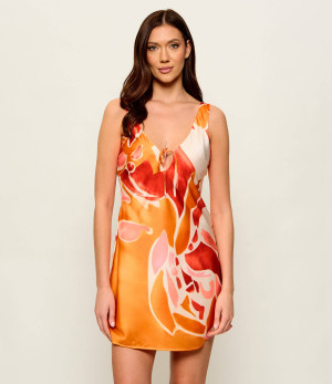 Desigual Satynowa sukienka Delilah