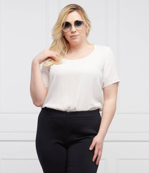 Persona by Marina Rinaldi Bluzka BELLA Plus size| Regular Fit | | z dodatkiem jedwabiu