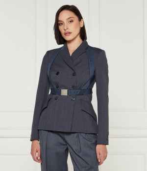 Elisabetta Franchi Żakiet | Slim Fit | z dodatkiem wełny
