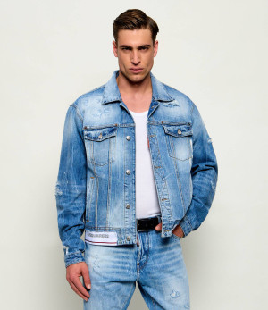 Dsquared2 Jeansowa kurtka Over | Oversize fit