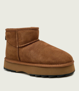 EMU Australia Śniegowce Sharky Micro Flatform | zamsz