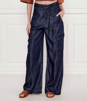 GUESS Jeansy cargo AGATHA | Relaxed fit