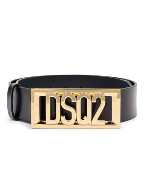 Dsquared2 Skórzany pasek Plaque