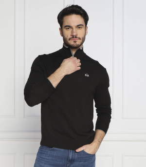 La Martina Sweter yw020 | Slim Fit | z dodatkiem wełny
