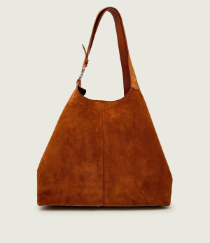 Coccinelle Shopperka + saszetka Coccinelle C-Easy | zamsz