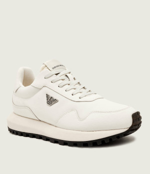Emporio Armani Sneakersy | z dodatkiem skóry