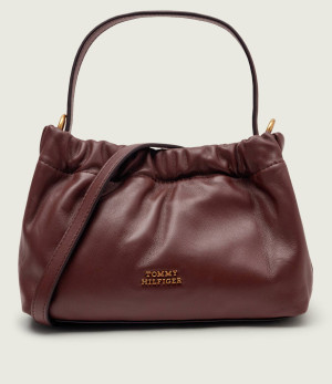 Tommy Hilfiger Skórzana torebka na ramię
