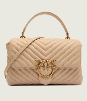 Pinko Skórzana torebka na ramię Love Lady Puff Classic