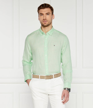 Tommy Hilfiger Lniana koszula PIGMENT DYED | Regular Fit