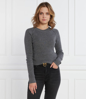 Pinko Sweter | Regular Fit | z dodatkiem wełny i kaszmiru