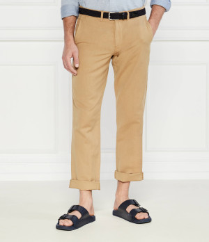 POLO RALPH LAUREN Lniane spodnie STFBEDFORDP | Straight fit