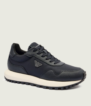 Emporio Armani Sneakersy | z dodatkiem skóry