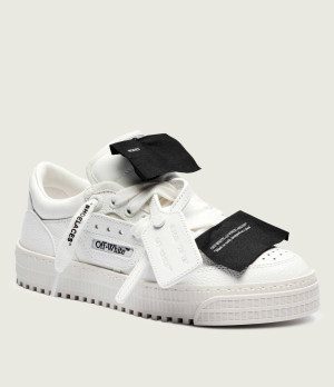 OFF-WHITE Skórzane sneakersy LOW TOP 3.0 OFF COURT