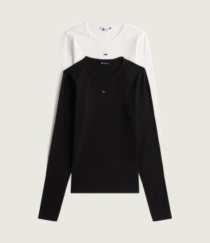 Tommy Jeans Bluzka 2-pack | Slim Fit