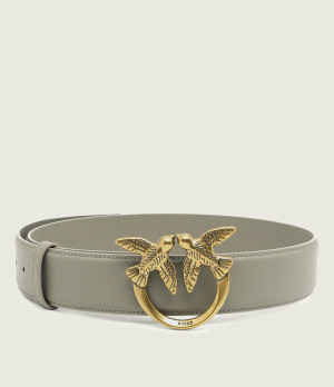 Pinko Skórzany pasek LOVE BERRY H4 BELT VITELLO SET