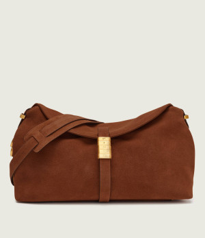 Pinko Torebka na ramię SADDLE CLASSIC | zamsz