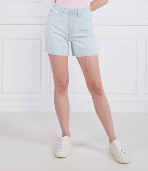 Tommy Hilfiger Szorty DNM STRAIGHT SHORT HW KIRA | Regular Fit