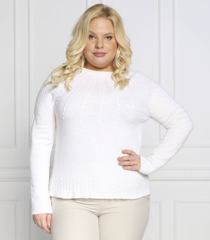 Persona by Marina Rinaldi Sweter AIRONE plus size | Regular Fit | z dodatkiem wełny i kaszmiru