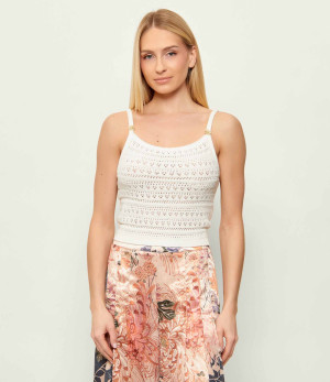GUESS Top RIVER | Cropped Fit frotté