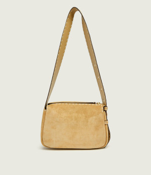 TORY BURCH Torebka na ramię Romy | zamsz