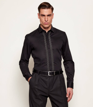 HUGO Koszula Kenno | Slim Fit | stretch