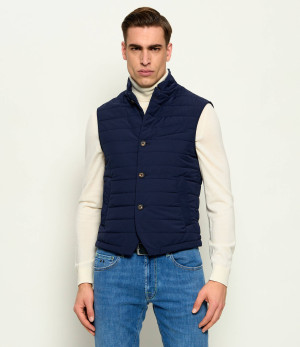 Eleventy Wełniany bezrękawnik | Slim Fit