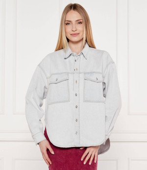 One Teaspoon Jeansowa koszula Smiley Daria | Relaxed fit