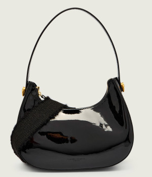 GIANNI CHIARINI Skórzane hobo Blanche