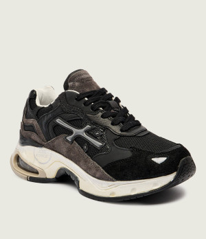 Premiata Skórzane sneakersy SHARKYD | zamsz