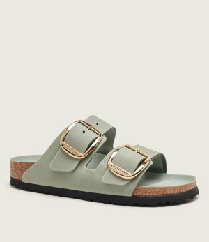 Birkenstock Skórzane klapki Arizona Big Buckle | narrow fit