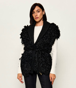 Liu Jo Kardigan | shearling | Relaxed fit | z dodatkiem wełny