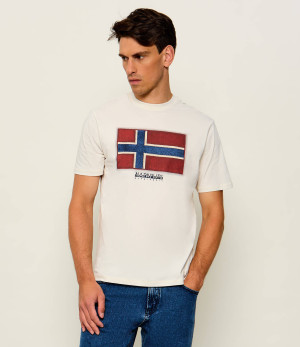 Napapijri T-shirt S - Flag Tiki SS | Relaxed fit