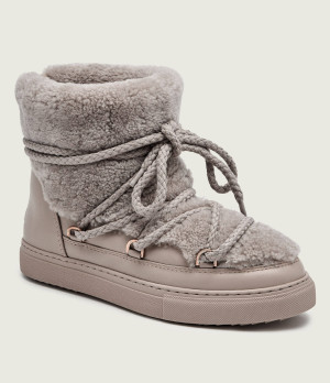 INUIKII Śniegowce CURLY | skóra | shearling