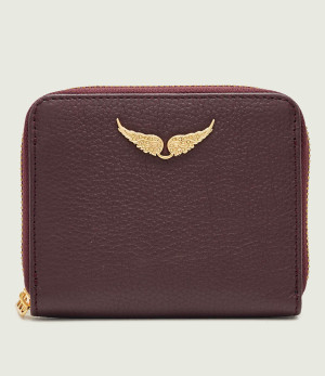 Zadig&Voltaire Skórzany portfel Mini Zv