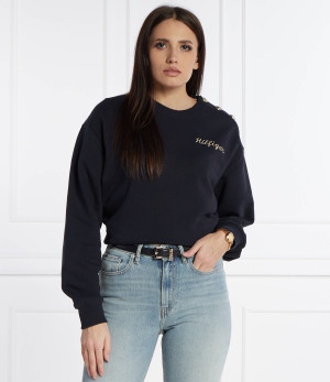 Tommy Hilfiger Bluza GOLD BUTTON | Regular Fit