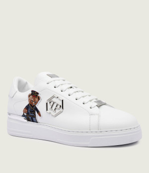 Philipp Plein Skórzane sneakersy Teddy Doorman