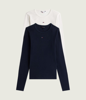 Tommy Jeans Bluzka 2-pack | Slim Fit