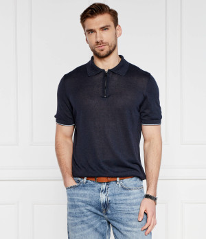 BOSS BLACK Lniane polo trieste | Regular Fit