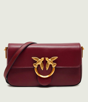 Pinko Skórzana listonoszka Love One Slouchy Mini