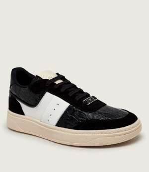 Giuseppe Zanotti Skórzane sneakersy Uomo | zamsz