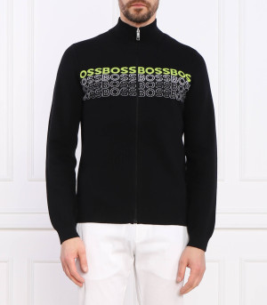 BOSS GREEN Sweter Zightek | Regular Fit | z dodatkiem wełny