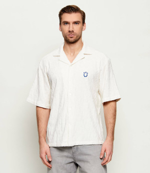 Hugo Blue Koszula Eligino | Relaxed fit frotté