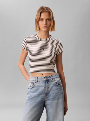 Calvin Klein Jeans T-shirt Baby | Cropped Fit