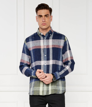 Tommy Hilfiger Lniana koszula | Regular Fit