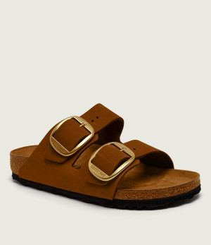Birkenstock Skórzane klapki Arizona Big Buckle | narrow fit
