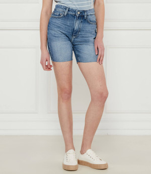 GUESS Jeansowe szorty 80S PEDAL | Regular Fit