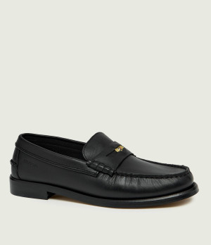Tommy Hilfiger Skórzane mokasyny PENNY CRUST TH x F.C. Liverpool