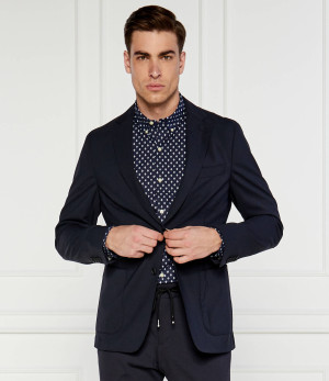 BOSS BLACK Wełniana marynarka Hanry | Slim Fit | stretch